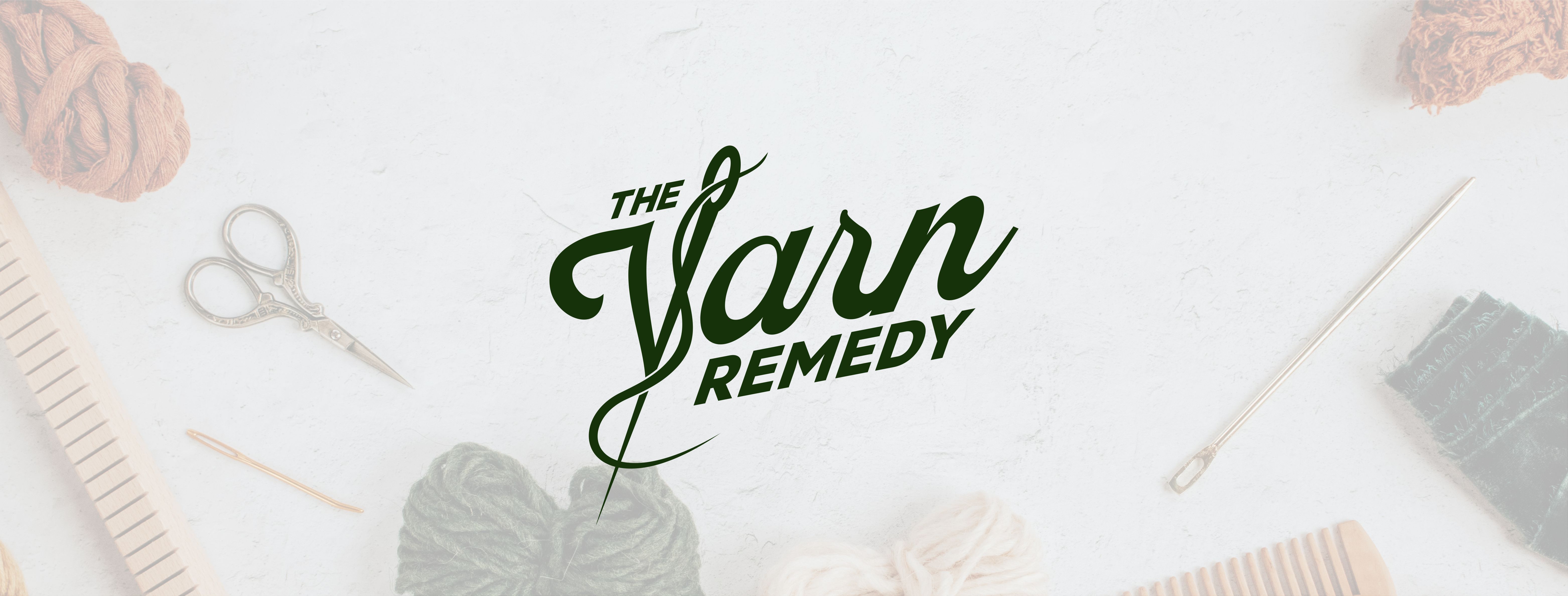 Crafting supplies and yarn